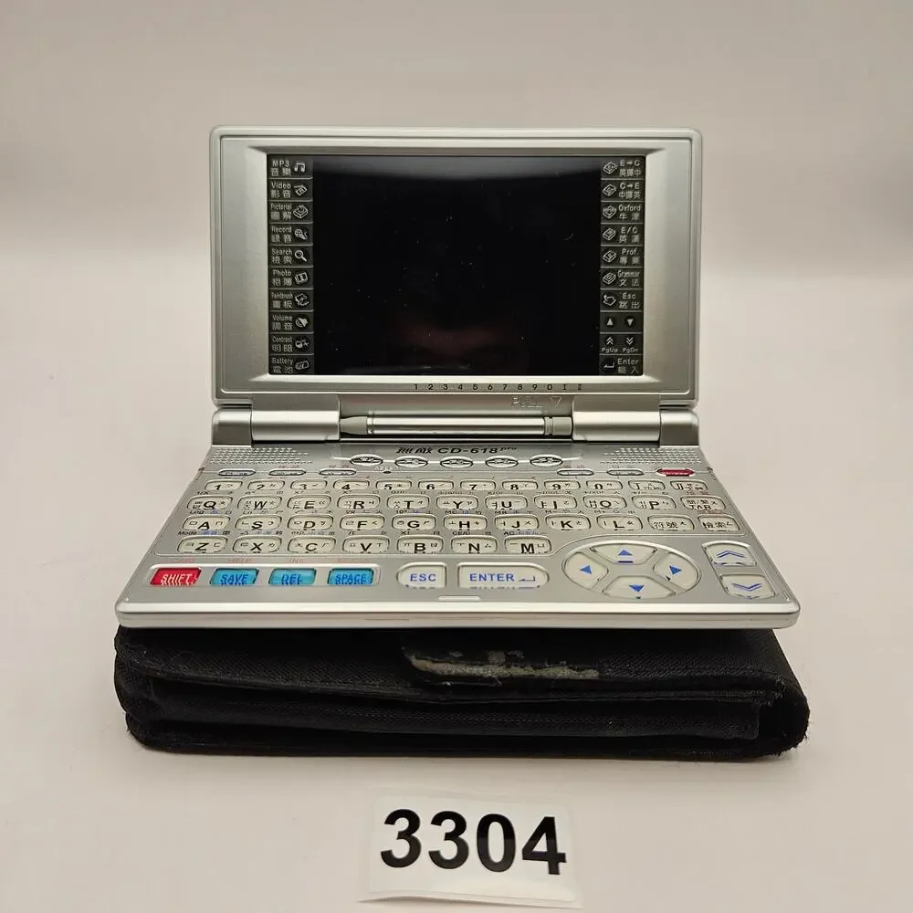 BESTA CD-618 PRO ELECTRONIC CHINESE ENGLISH DICTIONARY PDA W/ CASE NO CHARGER